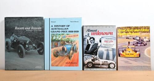 AUSTRALIAN RACING: Four books relating to Australia racing including "Racer and Rascals" by Geoff Burford