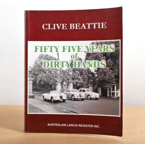 LANCIA IN AUSTRALIA: A softcover book "Fifty Five Years of Dirty Hands" by Clive Beattie