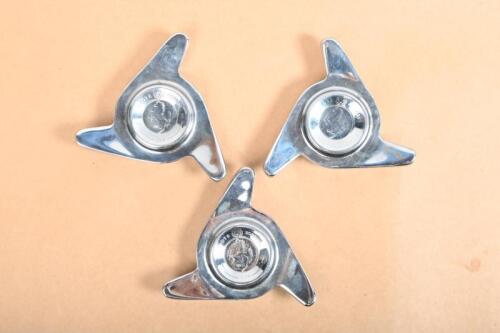 FERRARI: Three Borrani knock-off spinners, all appear in good condition.