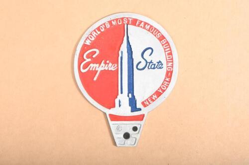 NEW YORK: An aluminium 'Empire State' grill badge