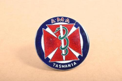MEDICAL: A rare circa 1960s Tasmanian doctor's car grille badge