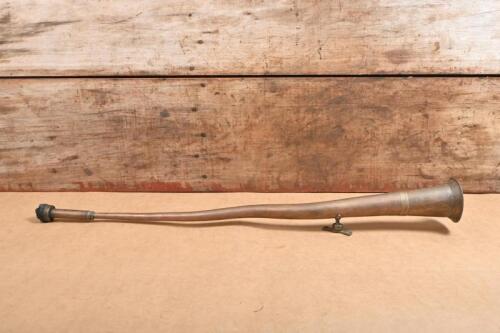 HORN TRUMPET: A early brass trumpet for a car horn