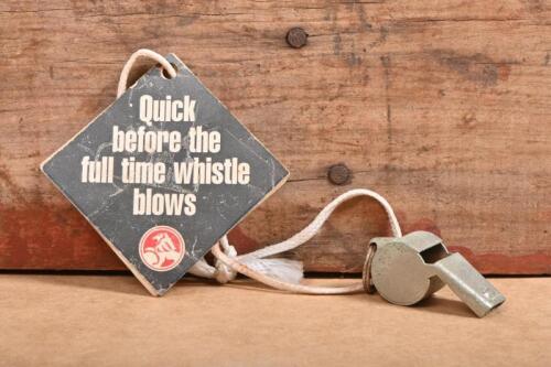 HOLDEN: A interesting Holden Whistle given to Holden Salespersons as a promotion to enter a competition to win a trip to the Optus Cup Rugby League Grand Final. Believed to be circa 1990s. Employees/Salesperson would need to meet their three month sales t