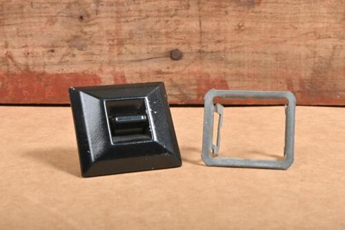HOLDEN: A unused Holden HX black power window switch (single switch) with mounting bracket