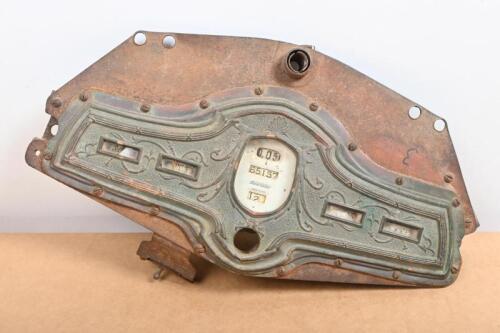 HUPMOBILE: A early circa 1930s Hupmobile&nbsp;dashboard panel with Stewart Warner instruments