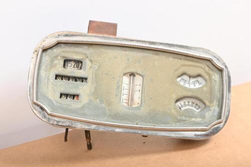 PONTIAC: A 1928 Pontiac dashboard panel with instruments.