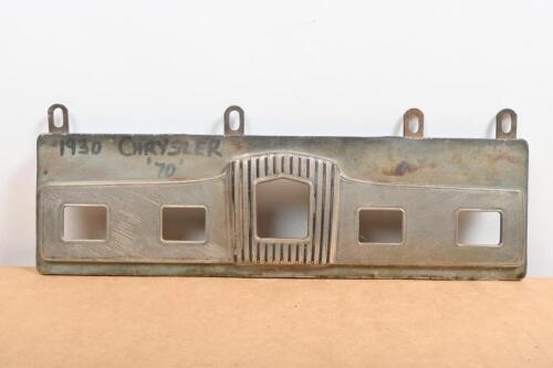 CHRYSLER: A 1930 Chrysler '70' tourer dash surround panel for speedometer and gauges