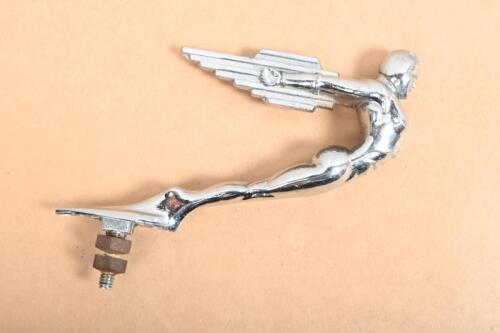 ROCKETEER: A chrome art deco rocket man mascot hood ornament by R.H. Lawrenson&nbsp;Sydney