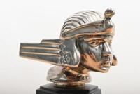 STUTZ: A Franklin Mint Stutz&nbsp;reproduction hood ornament mounted on base - 2