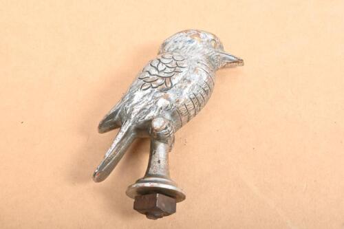 KOOKABURRA: A nice nickel plated brass kookaburra ornament