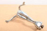 DIVING MAIDEN: A excellent nickel plated brass diving maid ornament - 4