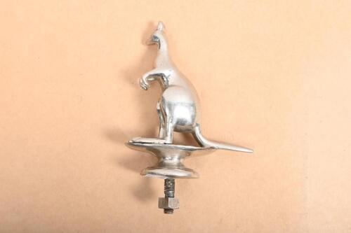 KANGAROO: A nice nickel plated brass kangaroo ornament
