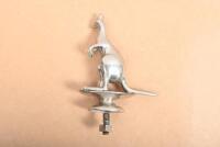 KANGAROO: A nice nickel plated brass kangaroo ornament