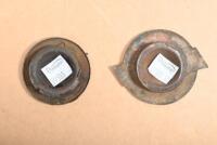 HUPMOBILE/STUDEBAKER: Two enameled badges including a blue and white enameled Hupmobile&nbsp;badge and a Studebaker badge - 2