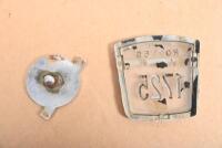HILLMAN/ROOTES: A small Hillman badge by J.Fray Ltd Birmingham along with a Rootes 1725 badge - 2