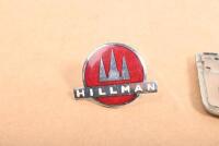 HILLMAN/ROOTES: A small Hillman badge by J.Fray Ltd Birmingham along with a Rootes 1725 badge - 3