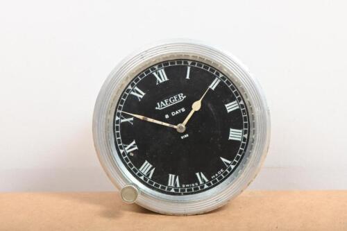 JAEGER: A Jaeger '8 Days' dash mount car clock