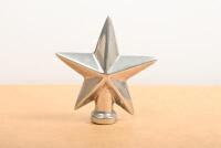ORNAMENT: A Star shaped hood ornament for bonnet 7.5cm wide, 7.5cm high