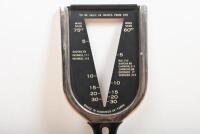 RAF/CORPS: A rare circa 1940s RAF and Observer Corps training range finder used by fighter pilots and air gunners to identify aircraft and judge their range. Used in the Battle of Britain and the Blitz 1940-1941. - 2
