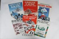 AMAROO PARK RACEWAY: Six historic racing event posters for two and four wheels from 1977 through to 1997.