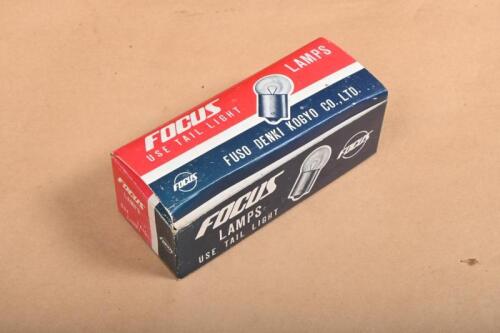 FOCUS: A box of ten 12V 15W tail lamps/bulbs made in Japan by Focus- Fuso Denki Kogyo,