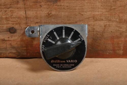 STADIUM: A 1960s light rheostat switch made in England by Stadium
