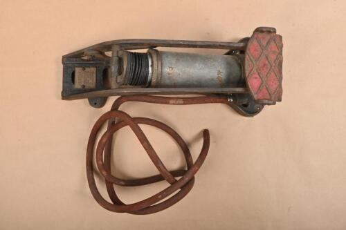 PUMP: A single barrel foot air pump with hose