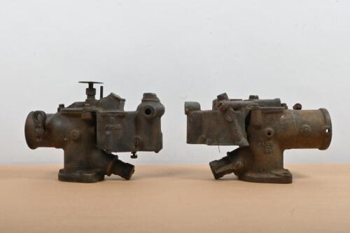 CARBURETORS: Two vintage Marvel carburetors to suit an early Pontiac or similar