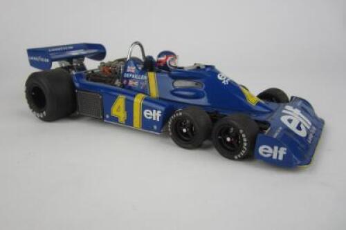 TYRRELL: An Exoto 1:18 scale Tyrrell Ford P34 as driven by Patrick Depailler.
