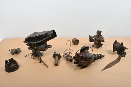 PARTS: A group of parts including 'Carter' carburettor, Bosch 'Motorcraft' distributor&nbsp;and others