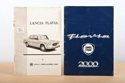 FLAVIA ROADTESTS: Two publications containing Lancia Flavia roadtests and articles including a reprinted 'The Autocar', November 1960 road test with model narrative, cutaway diagrams, mechanical detail, with a Lancia Motor Club compilation of 'Flavia and 