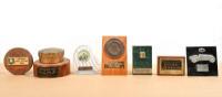 TROPHIES: A collection of race trophies, tallest 15cm high