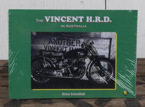 VINCENT/BRIAN GREENFIELD: A sealed copy of scarce book by Brian Greenfield titled 'The Vincent H.R.D in Australia', 147 pages