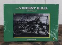 VINCENT/BRIAN GREENFIELD: A sealed copy of scarce book by Brian Greenfield titled 'The Vincent H.R.D in Australia', 147 pages