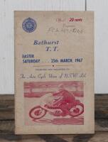 PROGRAMME: An original official programme for the 1967 "Bathurst TT" motorcycle race held at Mt Panorama, Bathurst