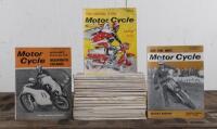 MOTOR CYCLE: Forty eight issues of Motor Cycle Magazine from 1962 Vol 108/109, ranging from No. 3056 to 3106