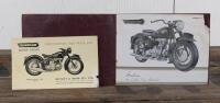 SUNBEAM: An original December 1949 SUNBEAM S7 and S8 product range sales brochure, with separate SPECIFICATION AND PRICE LIST.