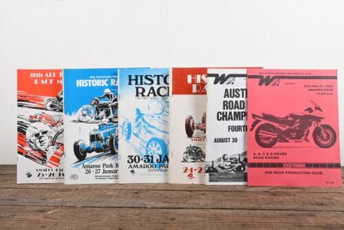 AMAROO PARK: A collection of programmes for Amaroo Park from the 1980s