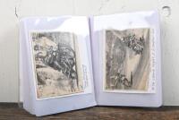 BATHURST: A collection of approx 19 photographs taken at the 1950 Bathurst race meeting, most approx. 8cm high x 10cm wide, each mounted on board - 2