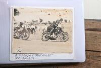 BATHURST: A collection of approx 19 photographs taken at the 1950 Bathurst race meeting, most approx. 8cm high x 10cm wide, each mounted on board - 4