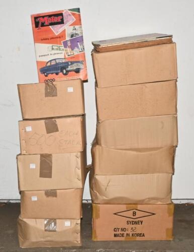 THE MOTOR: A large quantity of 'The Motor' magazine years include 1942, 1943, 1958, 1959, 1960, 1961, 1962, 1963, 1965