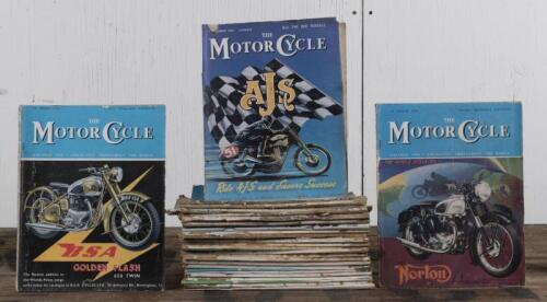 MOTOR CYCLE: A collection of early 1950s Motor Cycle magazines, ranging from 1951 to 1959, approx. 29 magazines