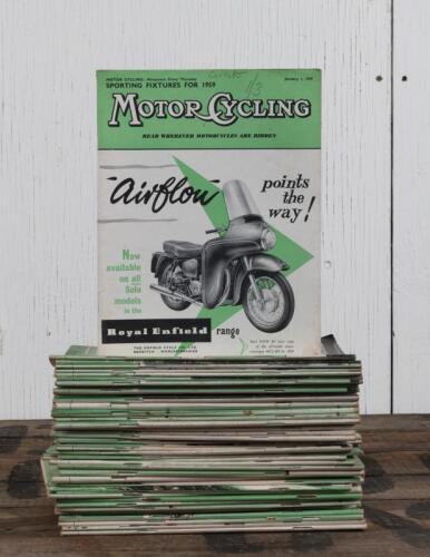 MOTOR CYCLE: Motor Cycle Magazine from 1959 Vol 99/101, ranging from No. 2546-2590, approx. 45 magazines