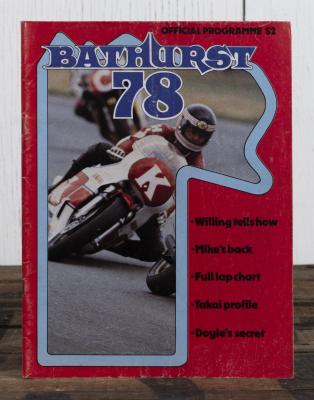 PROGRAMME: An original official programme for the 1978 "Bathurst 78" motorcycle race held at Mt Panorama, Bathurst