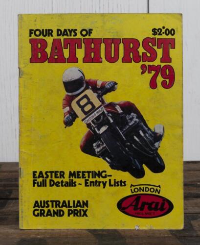 PROGRAMME: An original programme for the 1979 "Bathurst 79" motorcycle race held at Mt Panorama, Bathurst