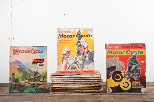 MOTOR CYCLE: A collection of early 1950s Motor Cycle magazines, ranging from 1951 to 1963, approx. 16 magazines