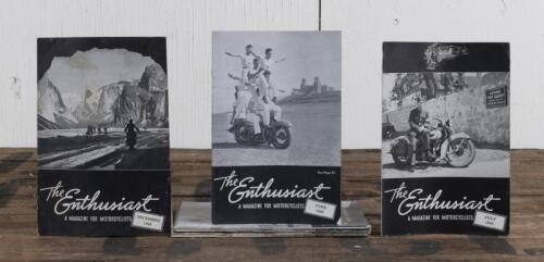 THE ENTHUSIAST: A collection of 'The Enthusiast' magazine, year range of 1944 - 1948; multiple copies of some issues.