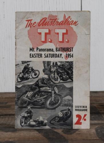 AUSTRALIAN T.T: A 1954 'The Australian T.T., Mt.Panorama, BATHURST EASTER SATURDAY, 1954' Souvenir Programme, 32 pages.