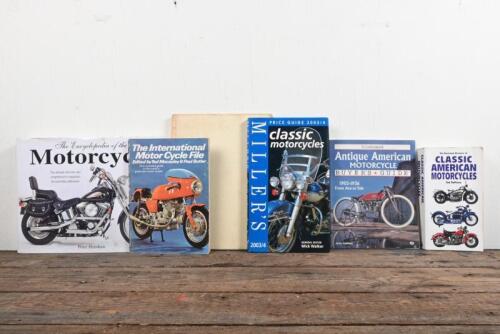 MOTORCYCLES: A group of six publications related to classic motorcycles.
