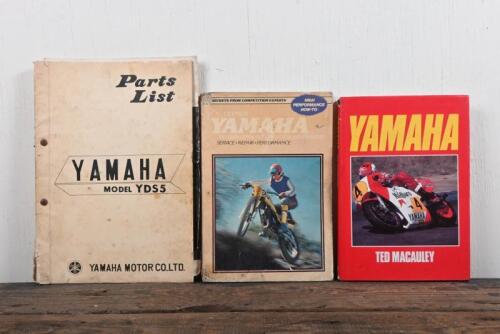 YAMAHA: Three publications relating to Yamaha including Service Repair Manual and YDS5 Parts List.